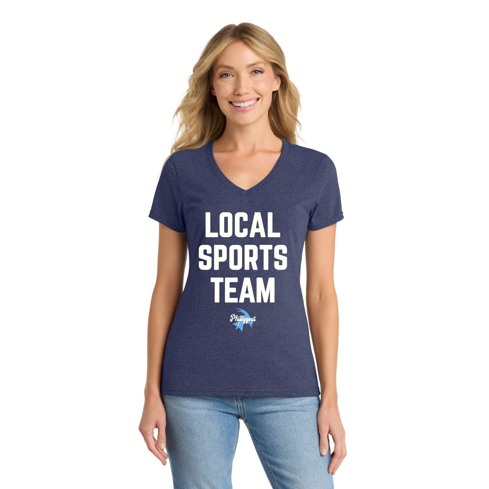 "Local Sports Team" Women's V-Neck Tee