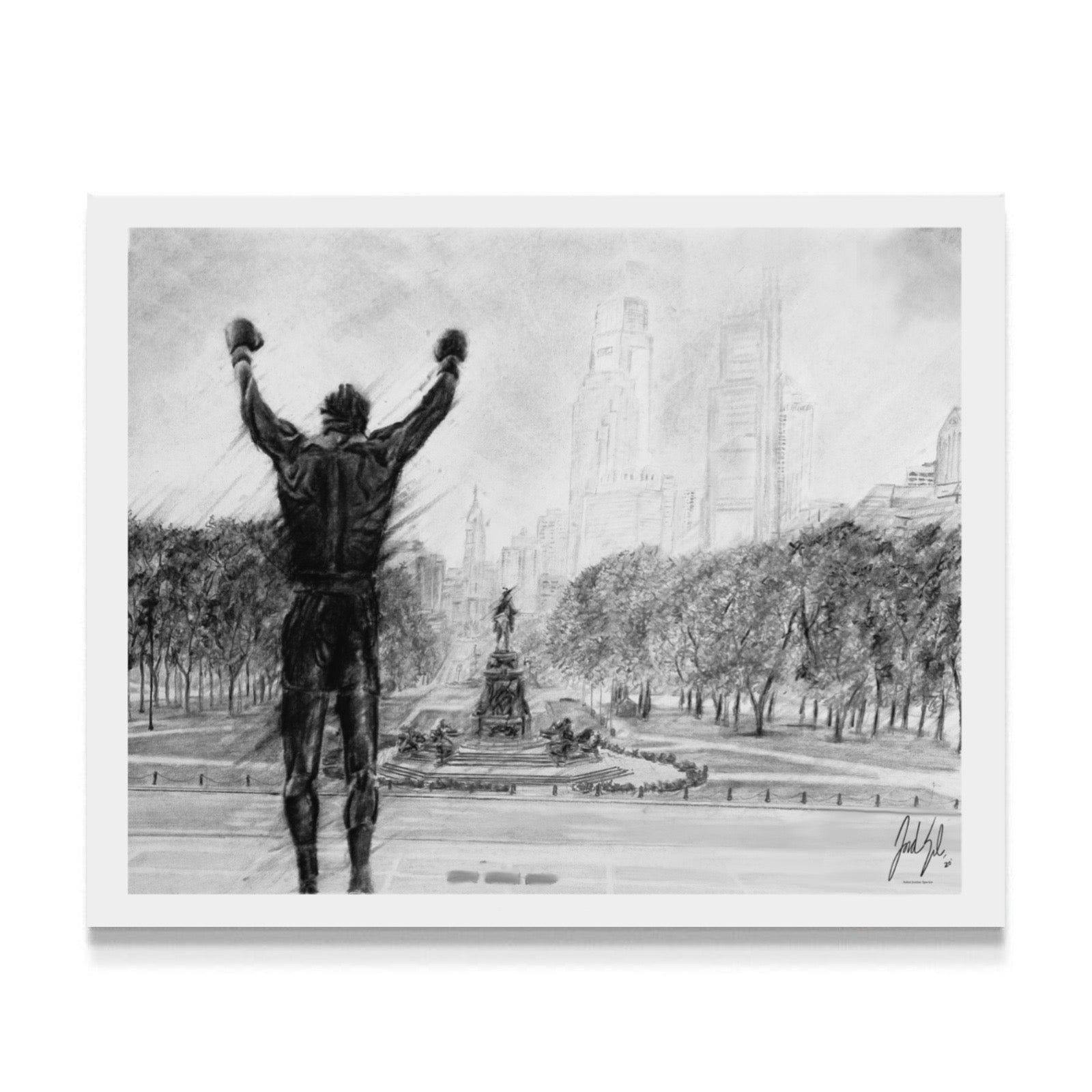 "ROCKY STRONG" Art Piece