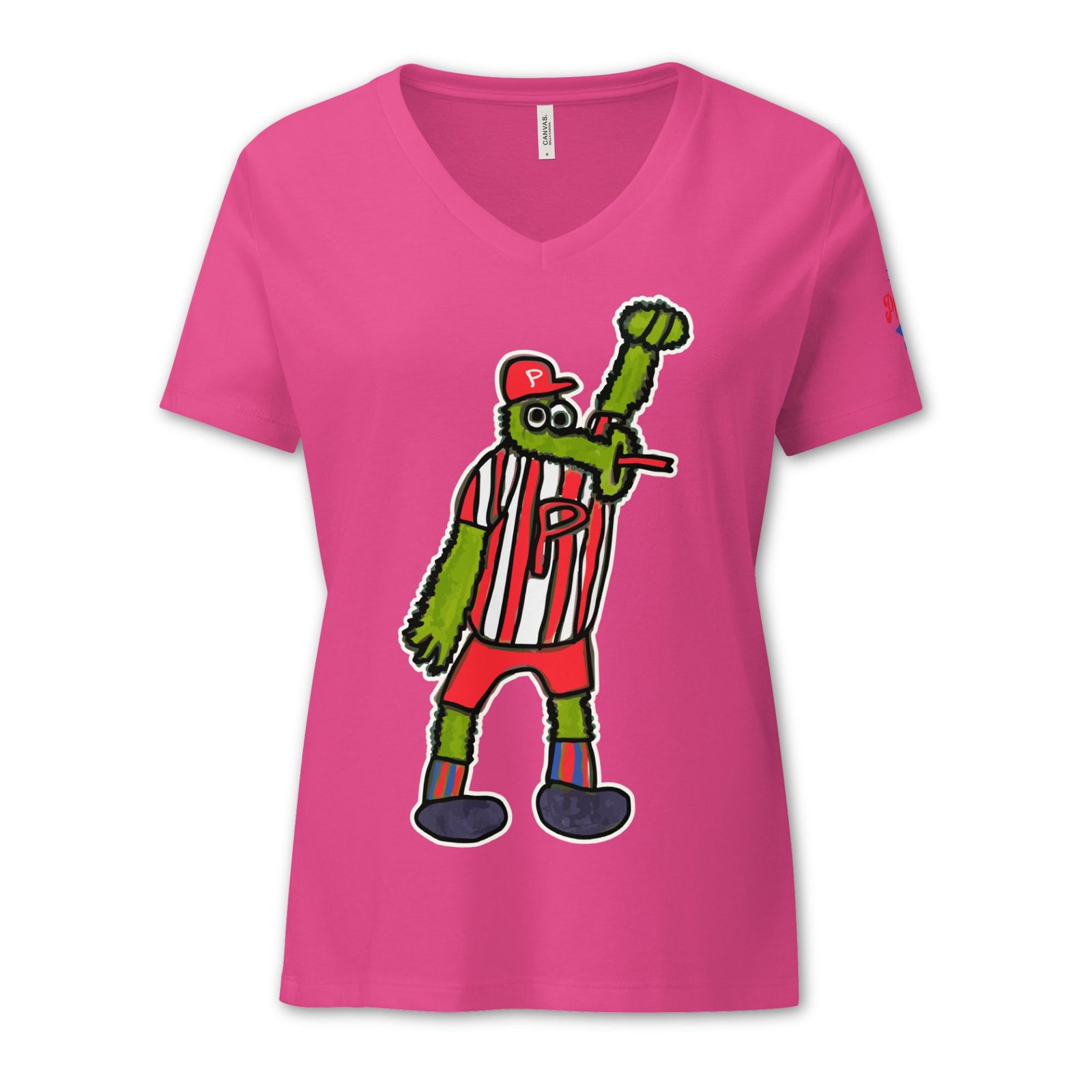 "Devin's Phan Art for CHOP" Women's V-neck Tee