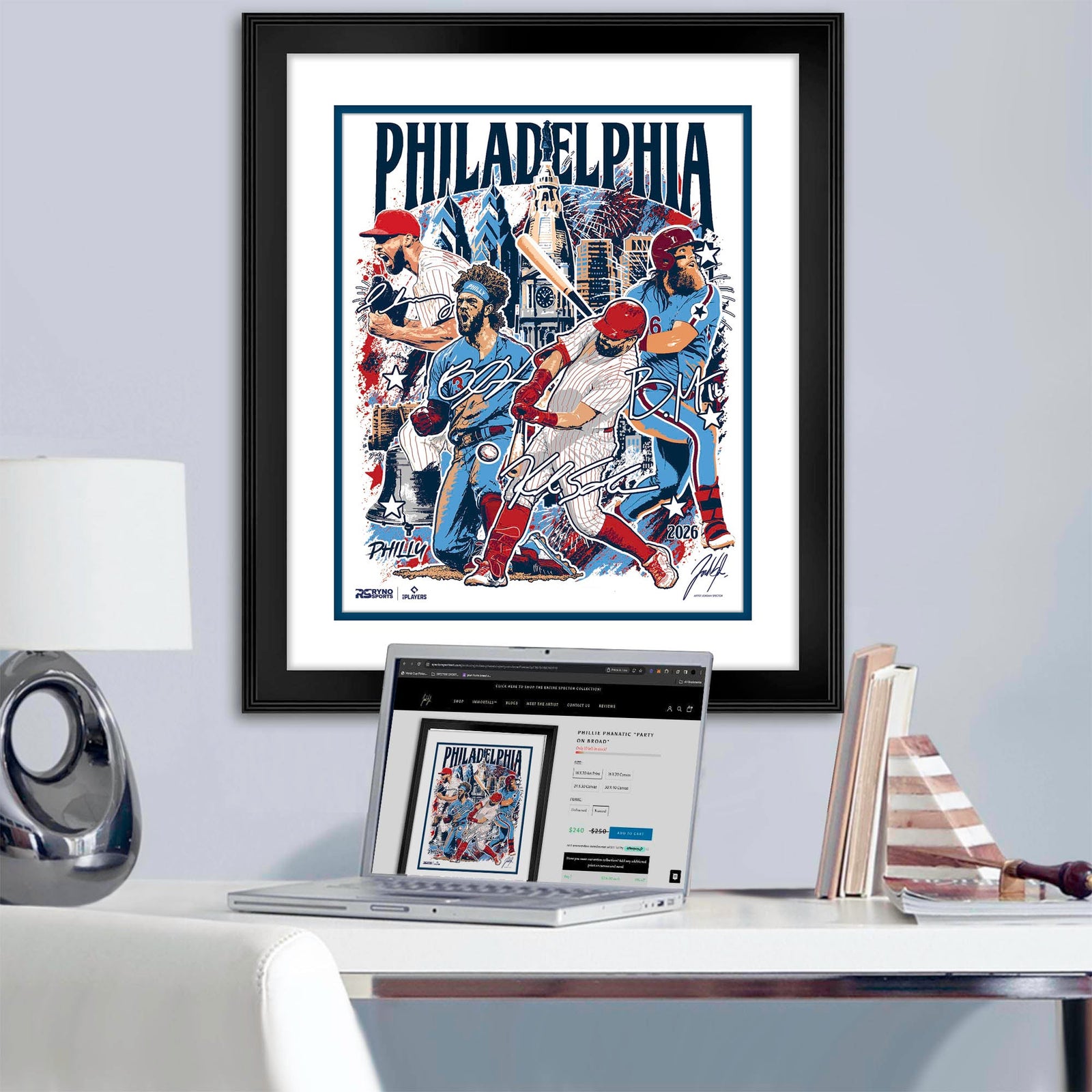 MLB Players All Star Collaboration - The Big Four - Exclusive Print