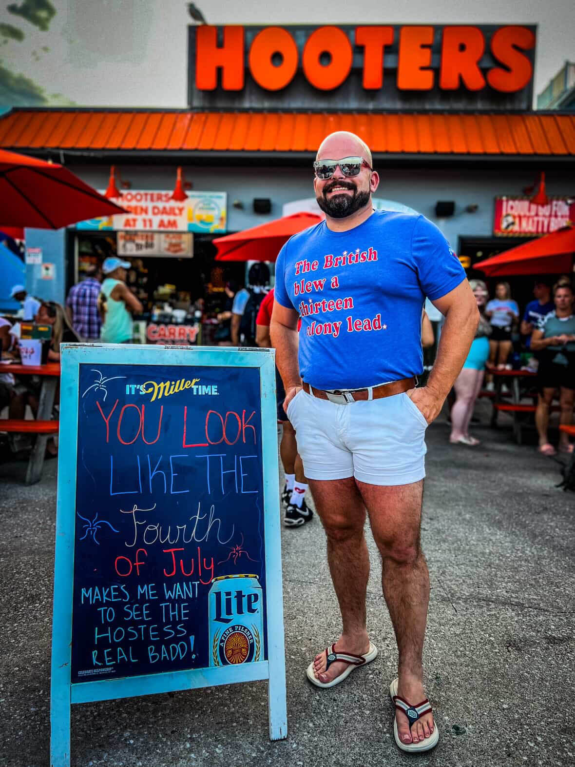 "The British Blew a Thirteen Colony Lead" Comfort Colors Unisex Tee by Phillygoat – Philadelphia sports apparel