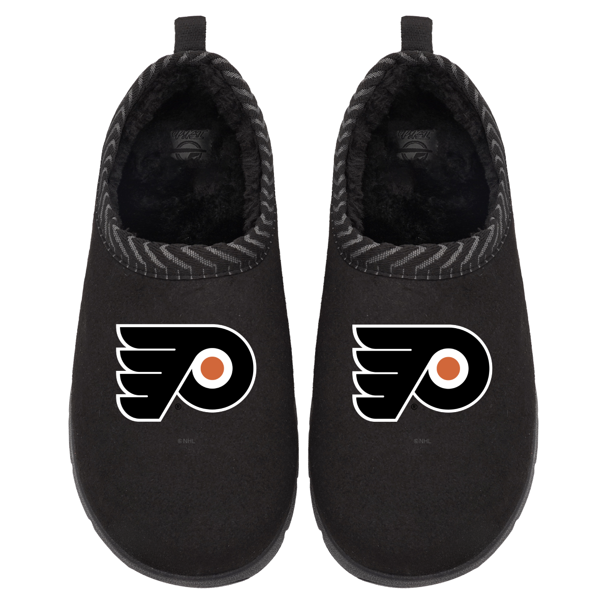 "Philadelphia Flyers Primary Logo" Officially Licensed Mission Slippers