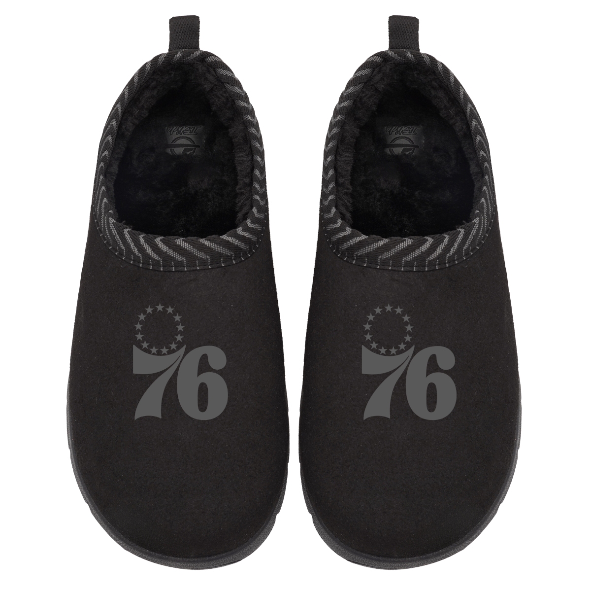 "Philadelphia 76ers Tonal Logo" Officially Licensed Mission Slippers