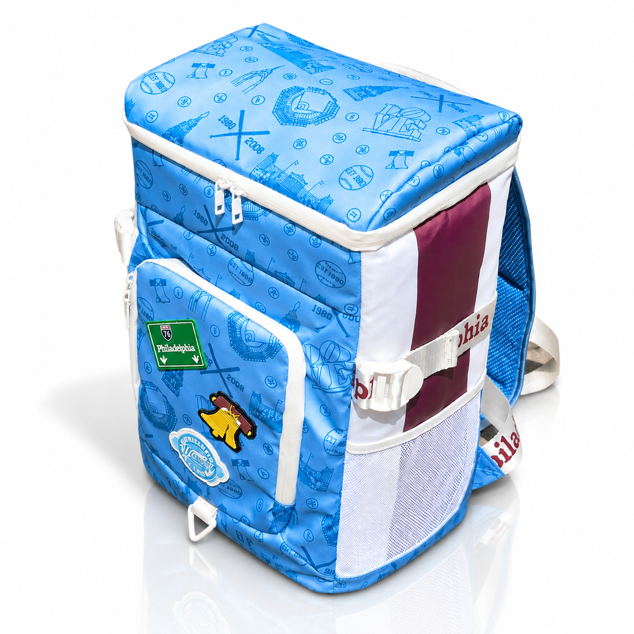 "Retro Philly Baseball" Backpack Cooler