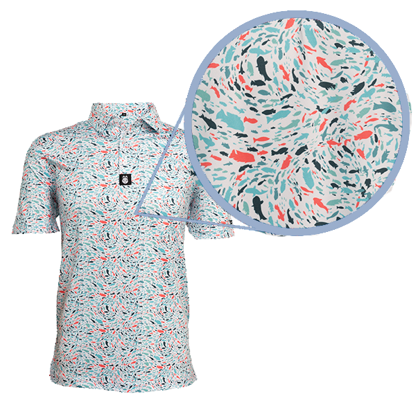 "Fish 'n' Chips" Men's Polo