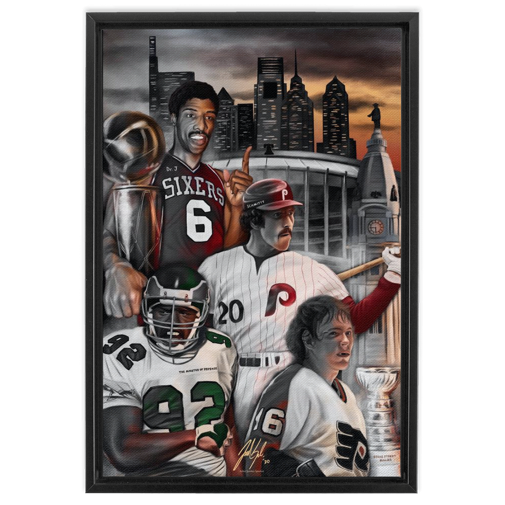 "Philly Sports 'BROAD STREET BOYS'" Art Piece