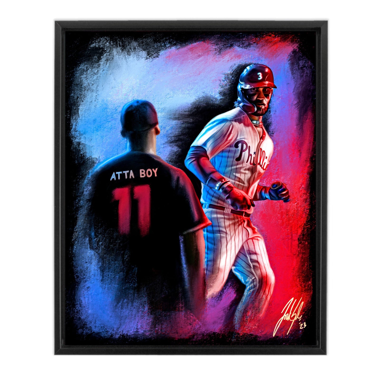 "Bryce Harper 'ATTA BOY'" Art Piece