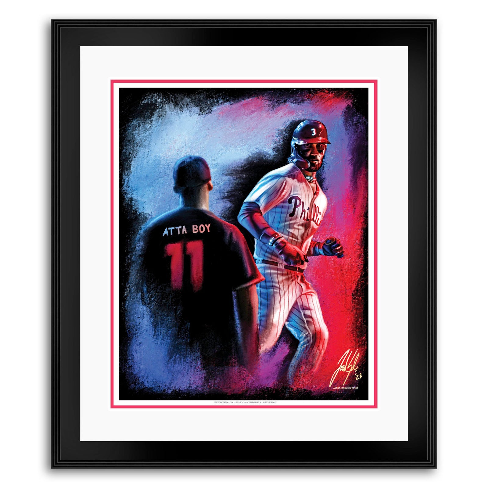 "Bryce Harper 'ATTA BOY'" Art Piece