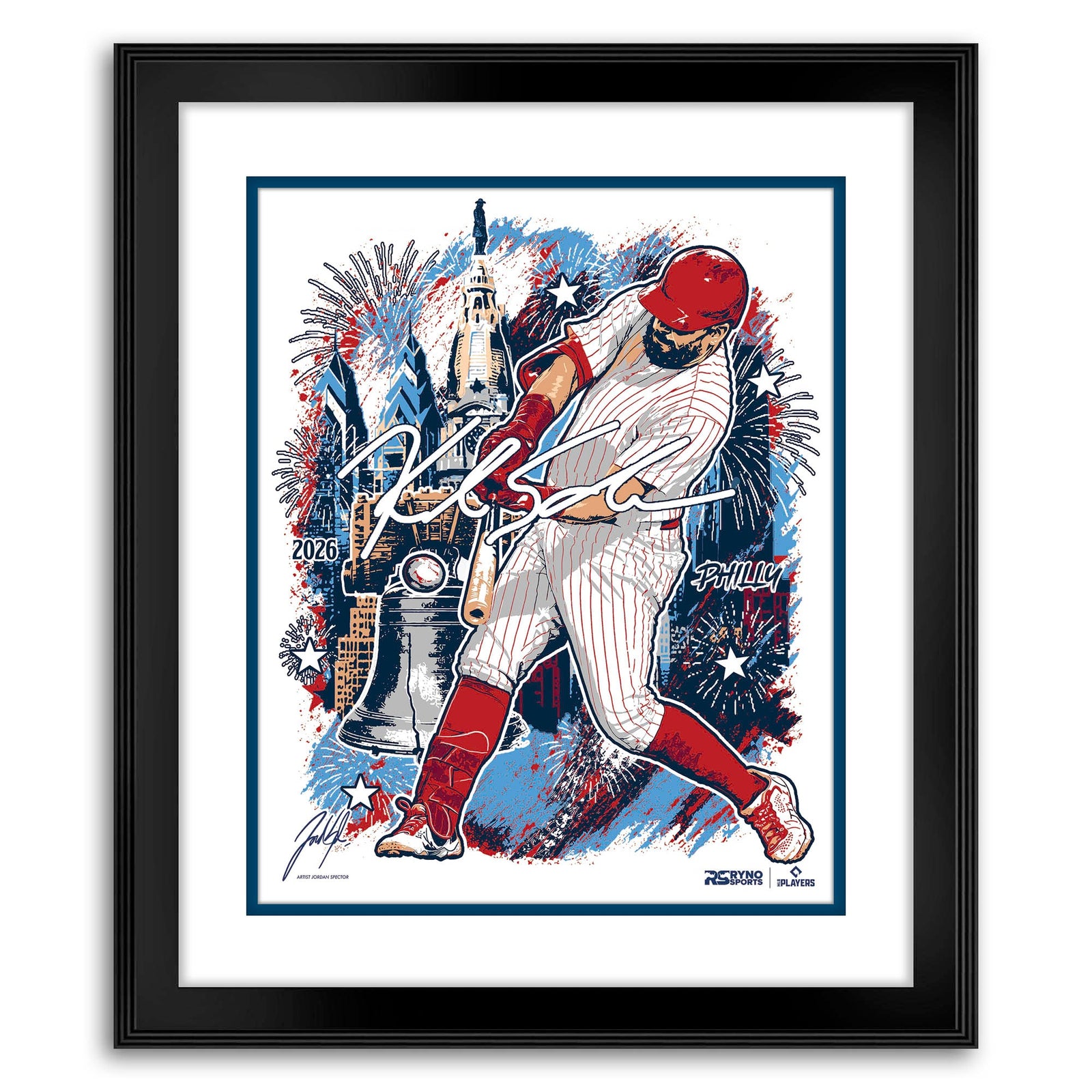 MLB Players All Star Collaboration - Kyle Schwarber - Exclusive Print