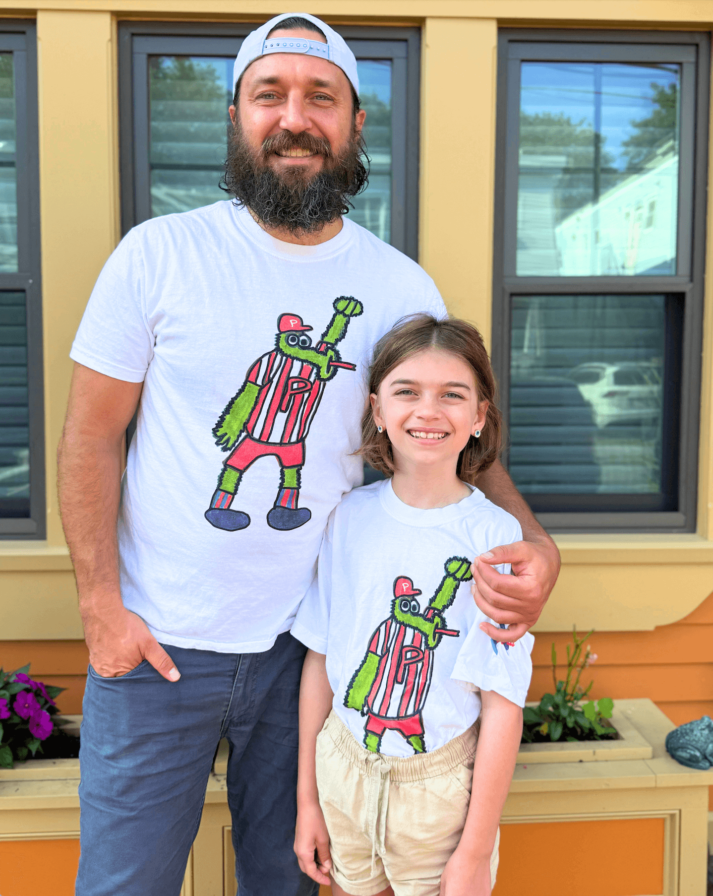 "Devin's Phan Art for CHOP" Comfort Colors Tee by Phillygoat – Philadelphia sports apparel