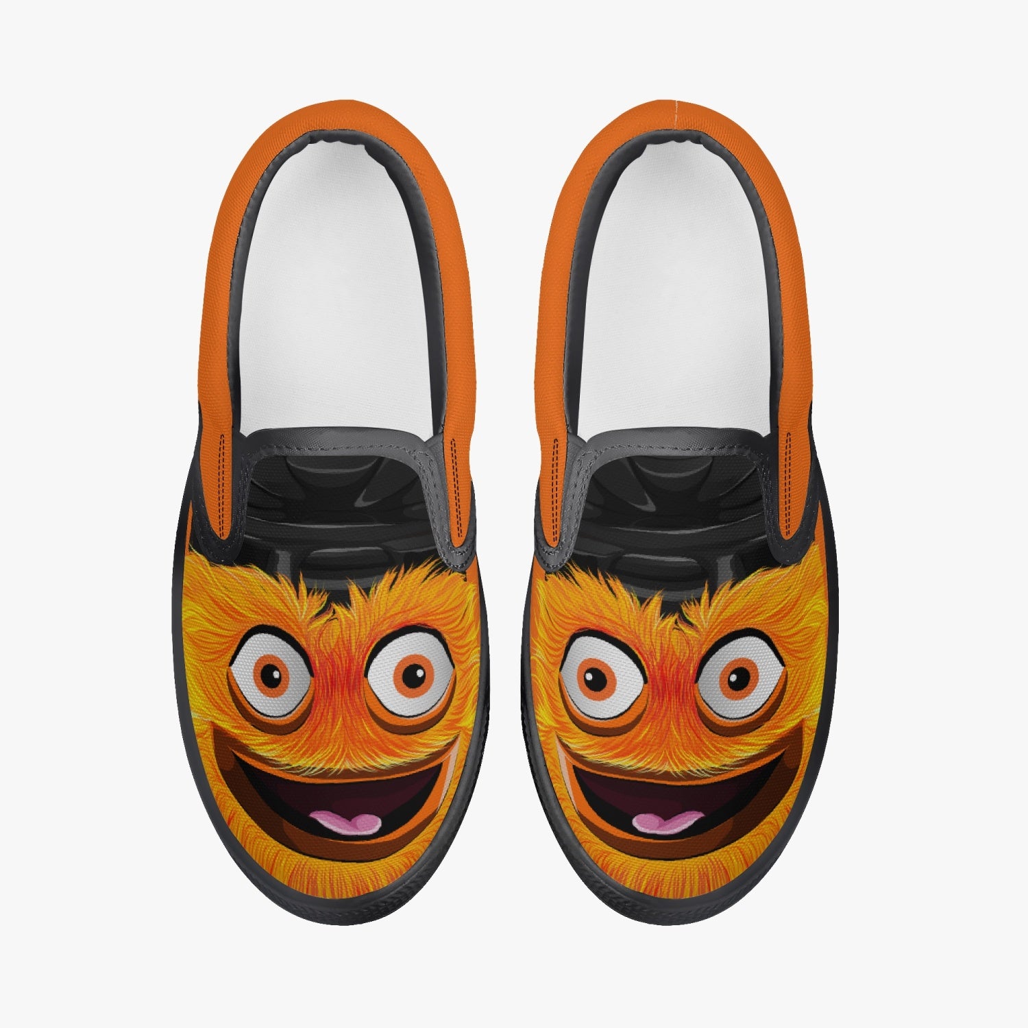 "Ice Monsters" Kids Slip-on Canvas Shoes
