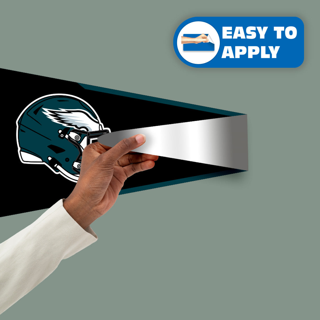 Philadelphia Eagles - RealBig Saquon Barkley Catch Collection - Official NFL - Reusable Vinyl Wall Decals