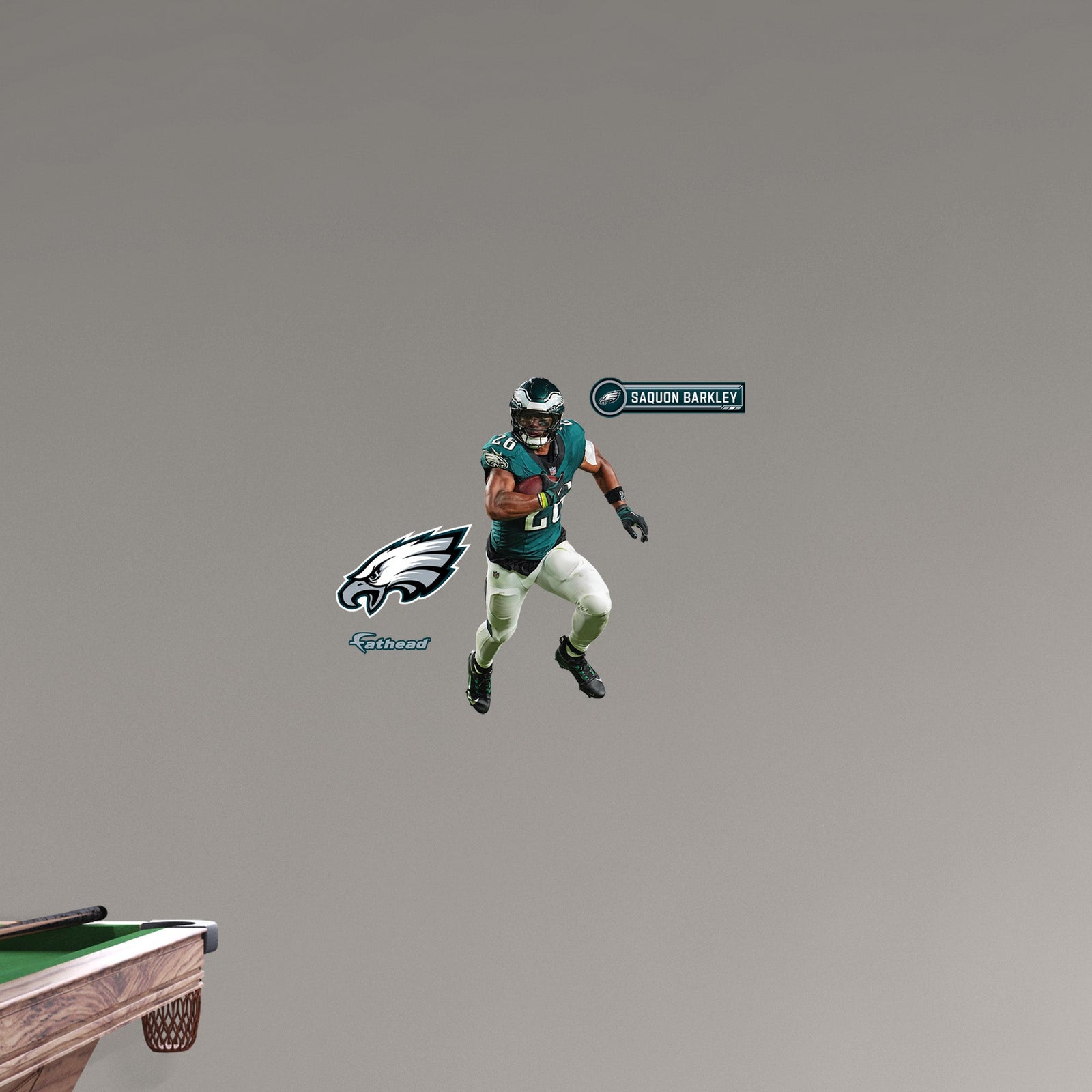 Saquon Barkley - RealBig Home Collection - Official NFL - Philadelphia Eagles - Reusable Vinyl Wall Decals