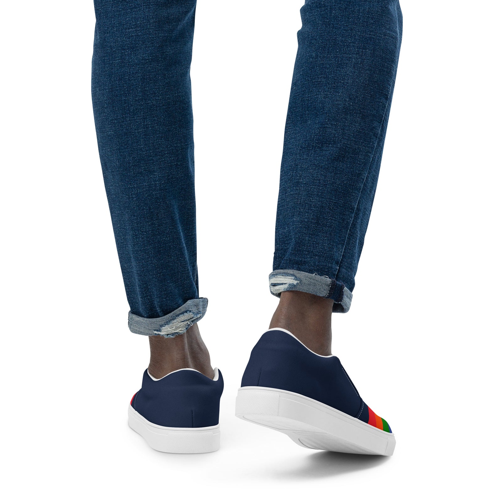 "The Spectrums" Men’s Slip-on Canvas Shoes