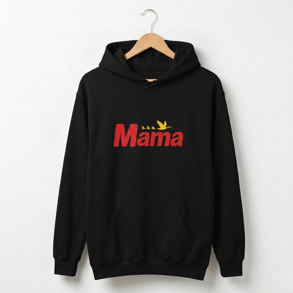 Philadelphia Delco Wawa Mama goose black embroidered hoodie by Phillygoat