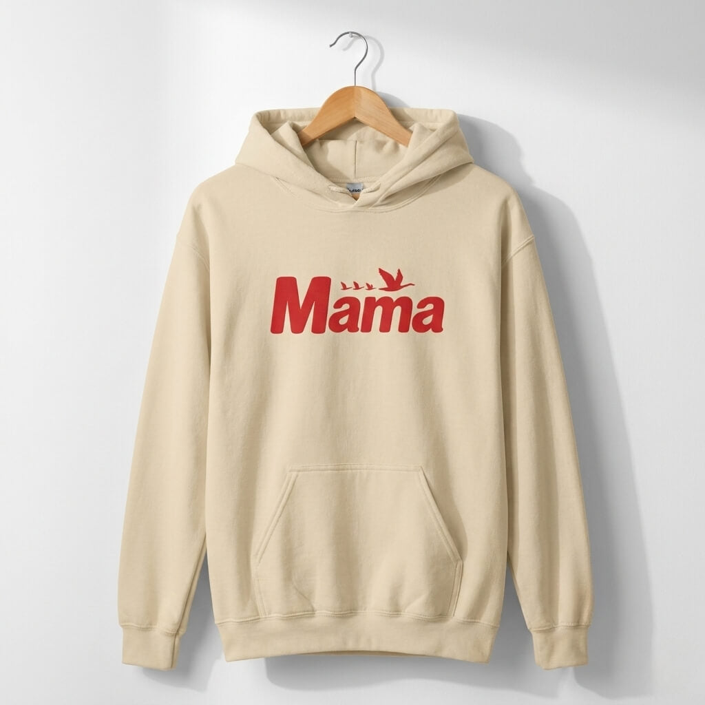 Philadelphia Delco Wawa Mama goose sand embroidered hoodie by Phillygoat