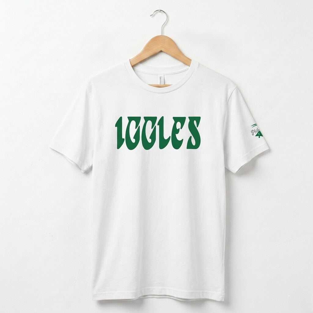 Philadelphia Eagles Iggles Kelly white t shirt by Phillygoat