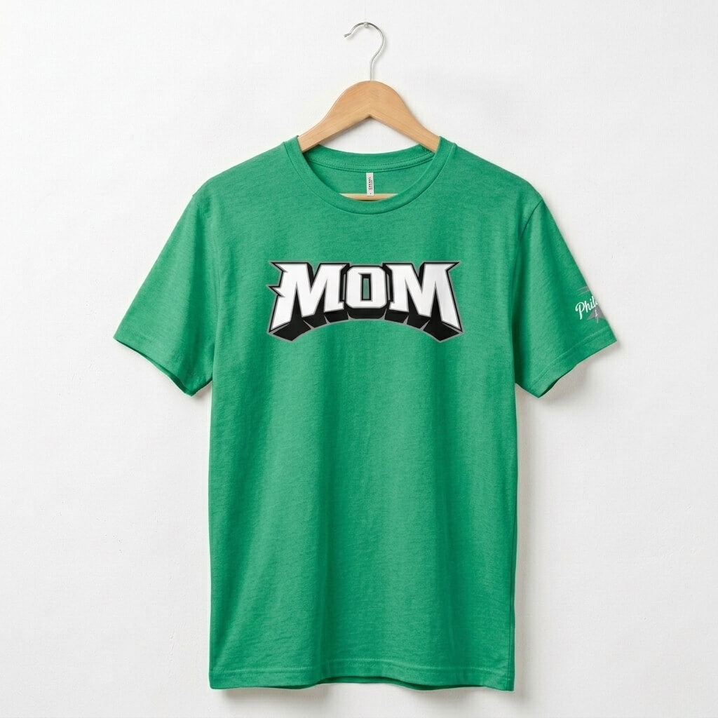 Philadelphia Eagles Mom kelly green t-shirt by Phillygoat
