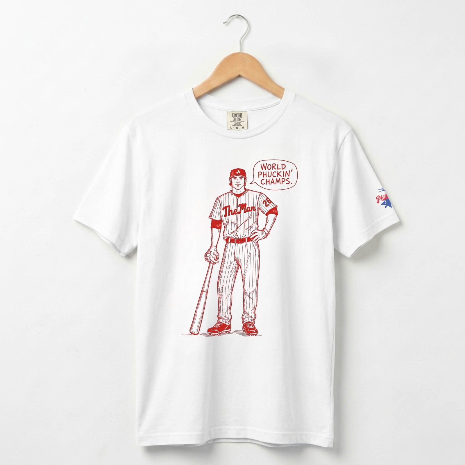 "World Phuckin' Champs" Comfort Colors Tee
