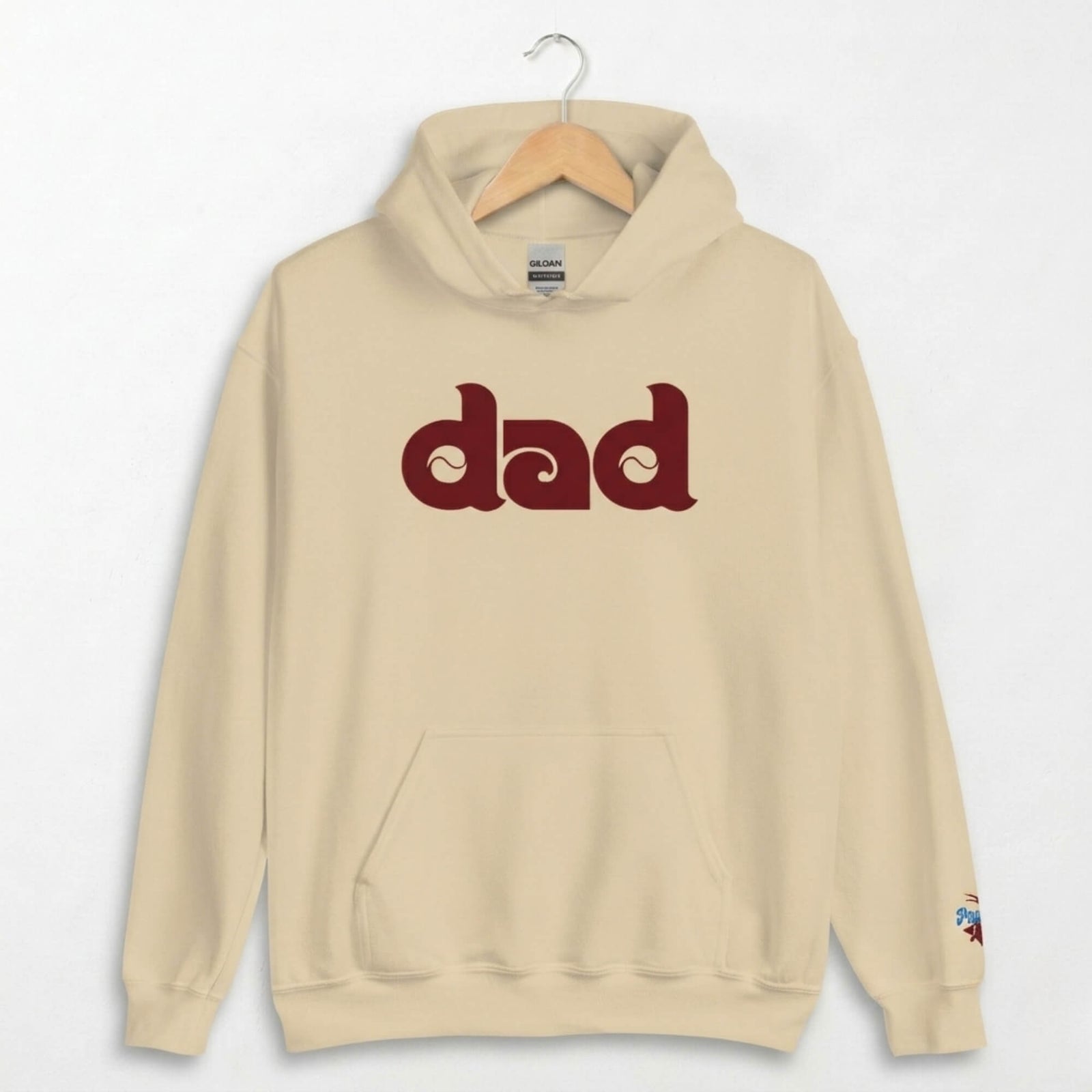 "Philly Baseball Dad" Embroidered Hoodie