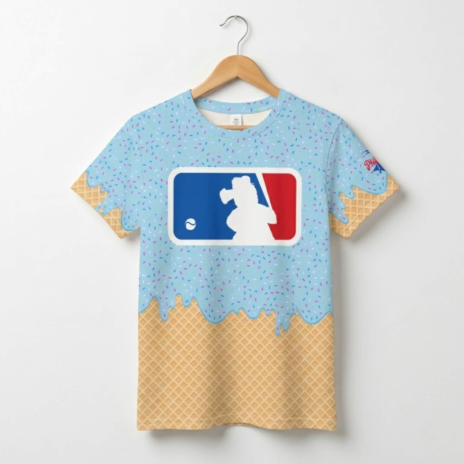 Philadephia Phillies MLB logo melting ice cream toddler t-shirt by Phillygoat