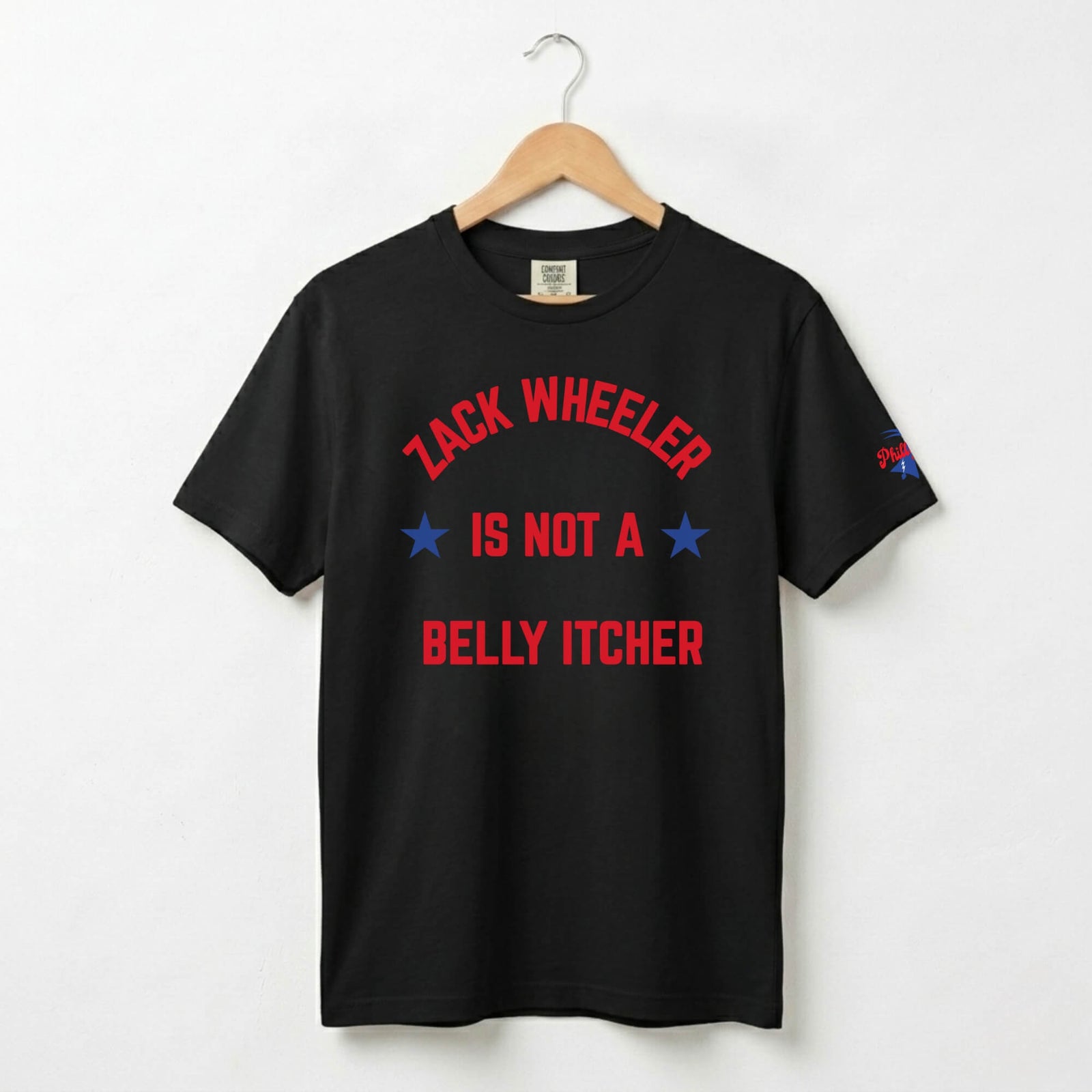 "Zack Wheeler Is Not a Belly Itcher" Comfort Colors Tee
