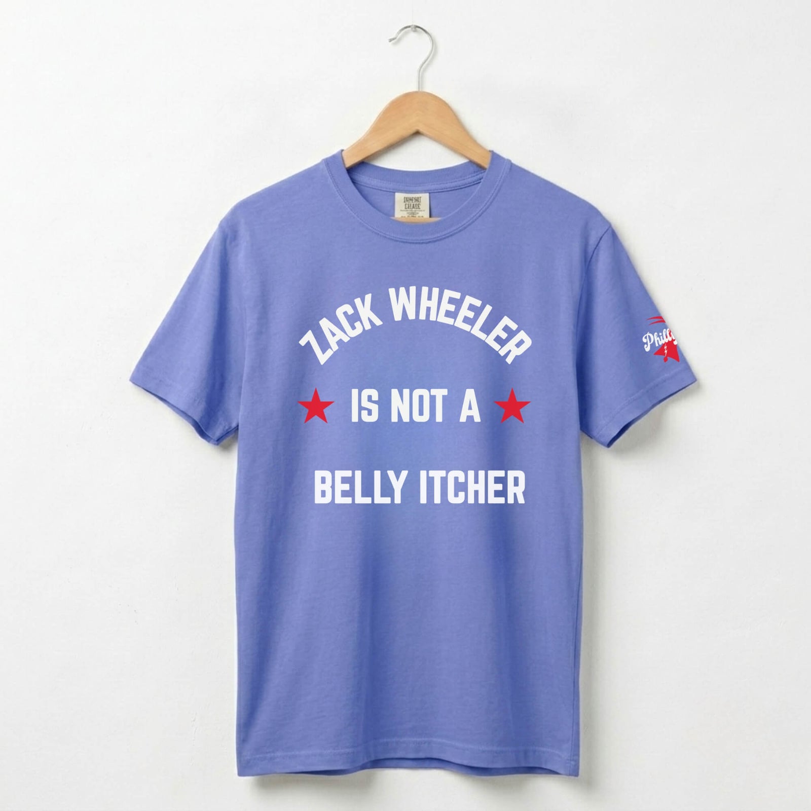 "Zack Wheeler Is Not a Belly Itcher" Comfort Colors Tee