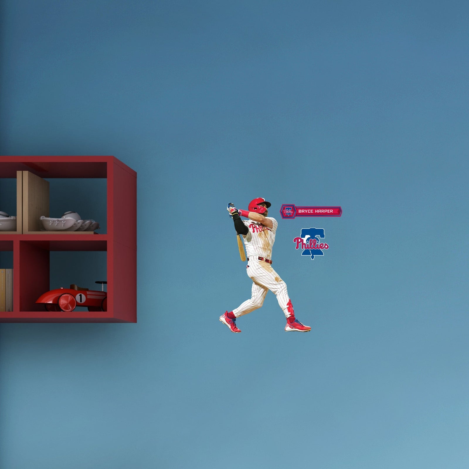 Bryce Harper - RealBig Collection - Official MLB - Philadelphia Phillies - Reusable Vinyl Wall Decals #4