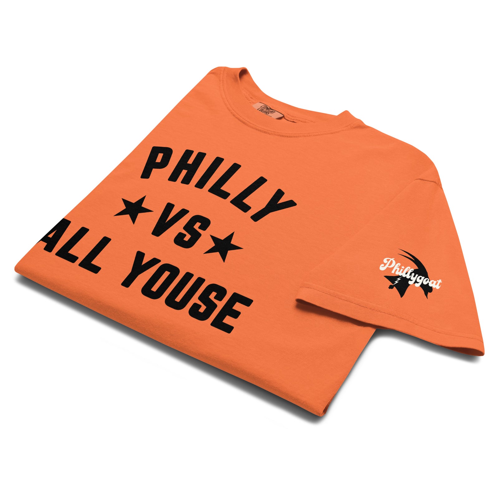 "Philly vs All Youse" Comfort Colors Tee by Phillygoat – Philadelphia sports apparel