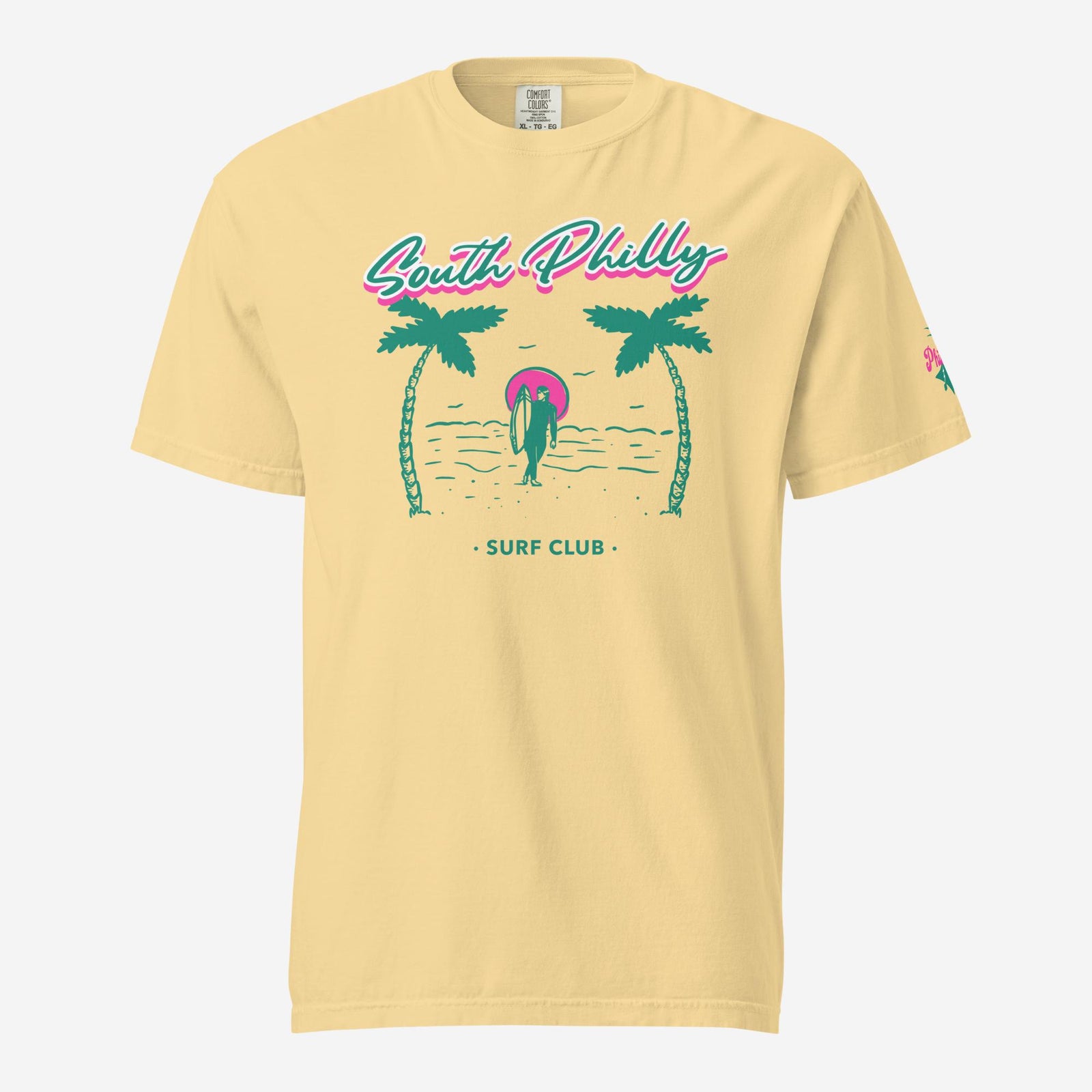 "South Philly Surf Club" Comfort Colors Tee