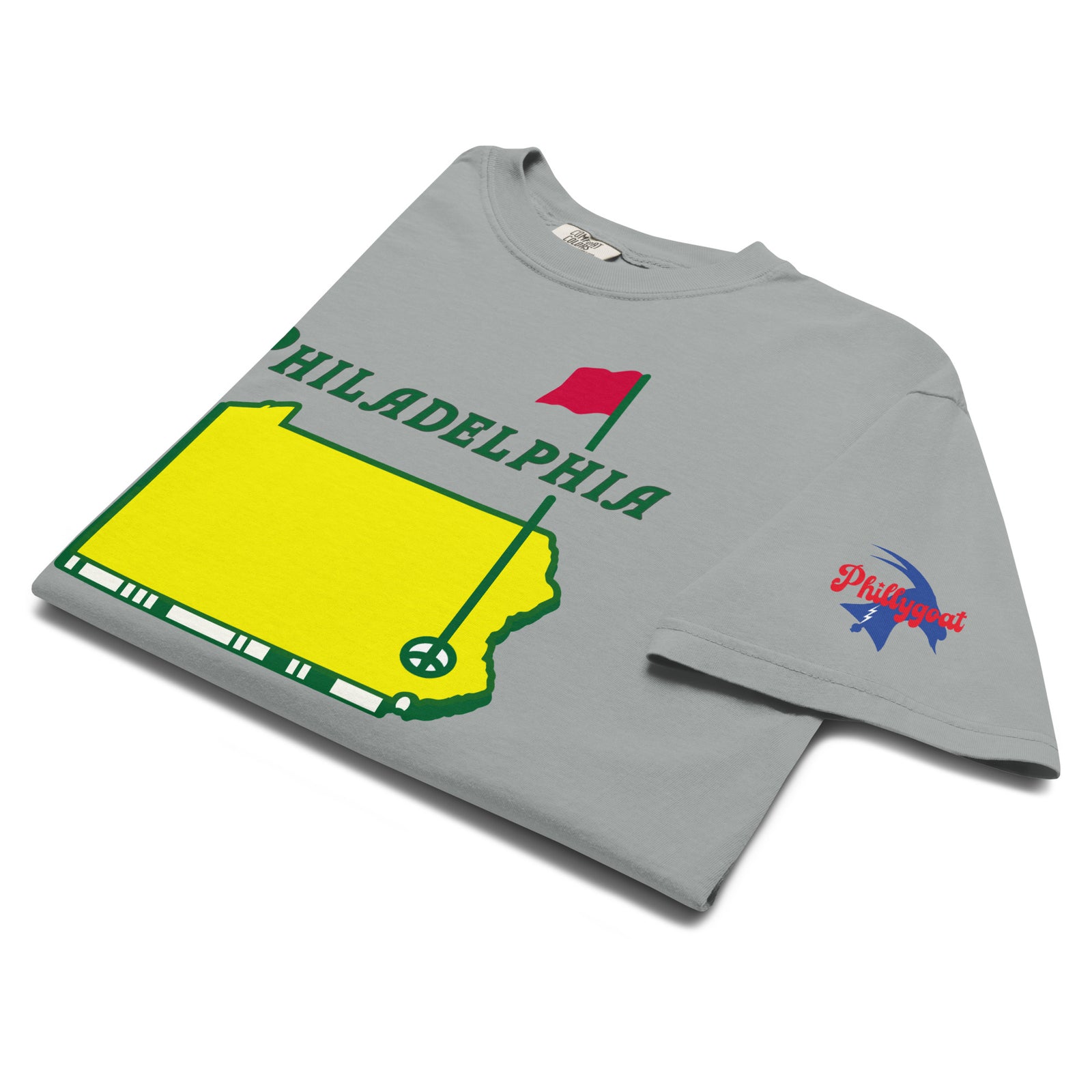 "Philadelphia Masters ⛳" Comfort Colors Tee by Phillygoat – Philadelphia sports apparel