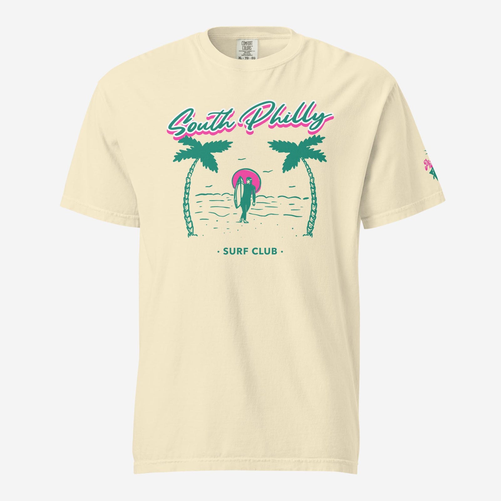 "South Philly Surf Club" Comfort Colors Tee