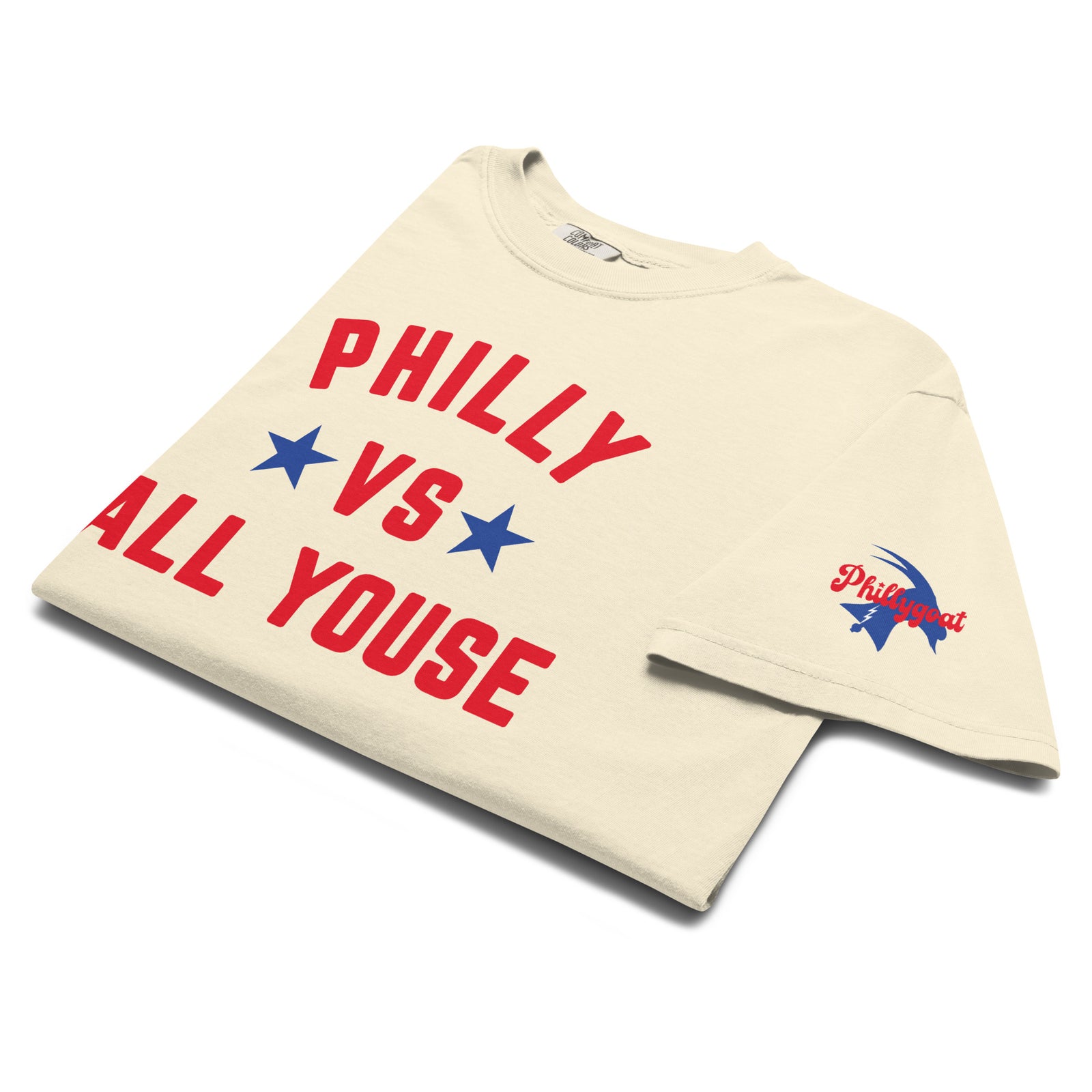 "Philly vs All Youse" Comfort Colors Tee by Phillygoat – Philadelphia sports apparel