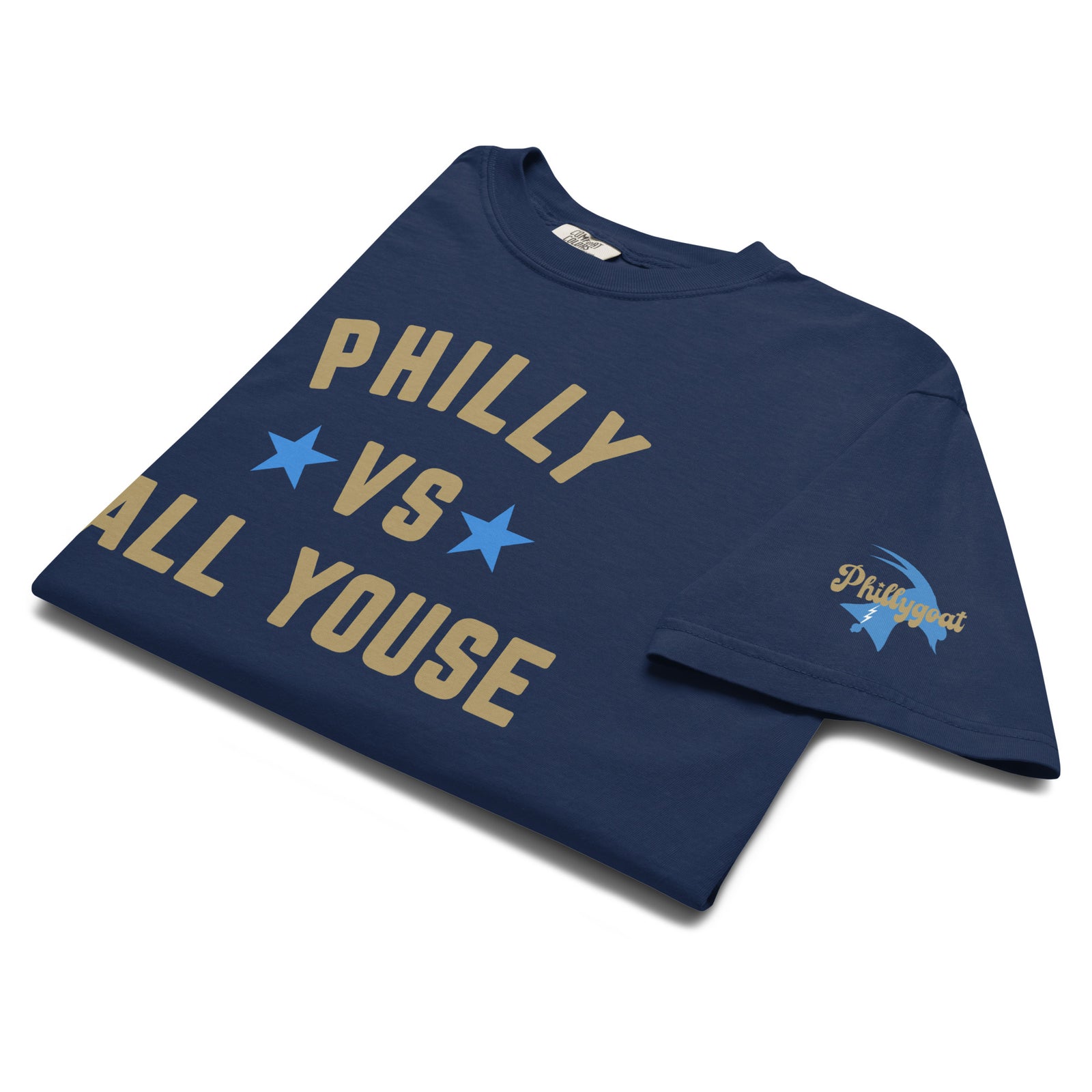 "Philly vs All Youse" Comfort Colors Tee by Phillygoat – Philadelphia sports apparel