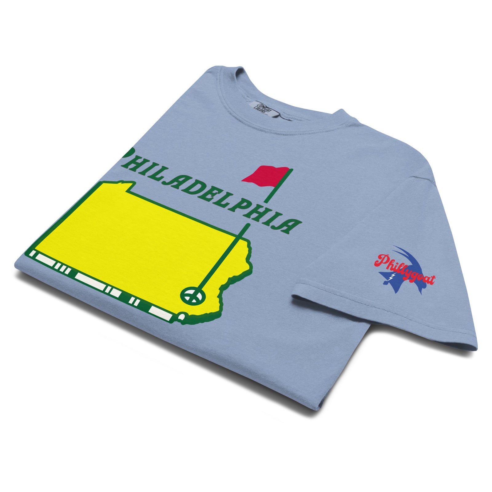 "Philadelphia Masters ⛳" Comfort Colors Tee by Phillygoat – Philadelphia sports apparel