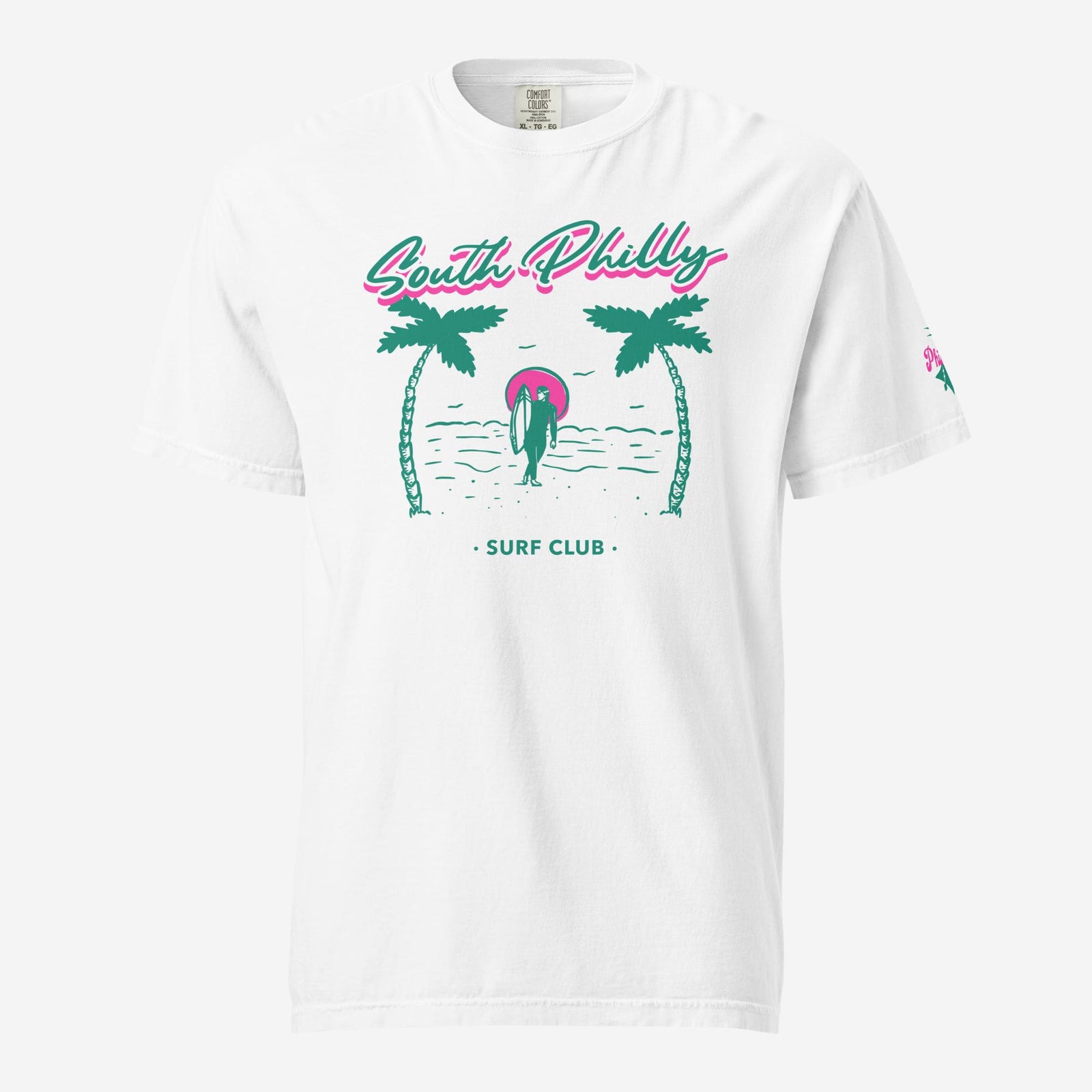 "South Philly Surf Club" Comfort Colors Tee