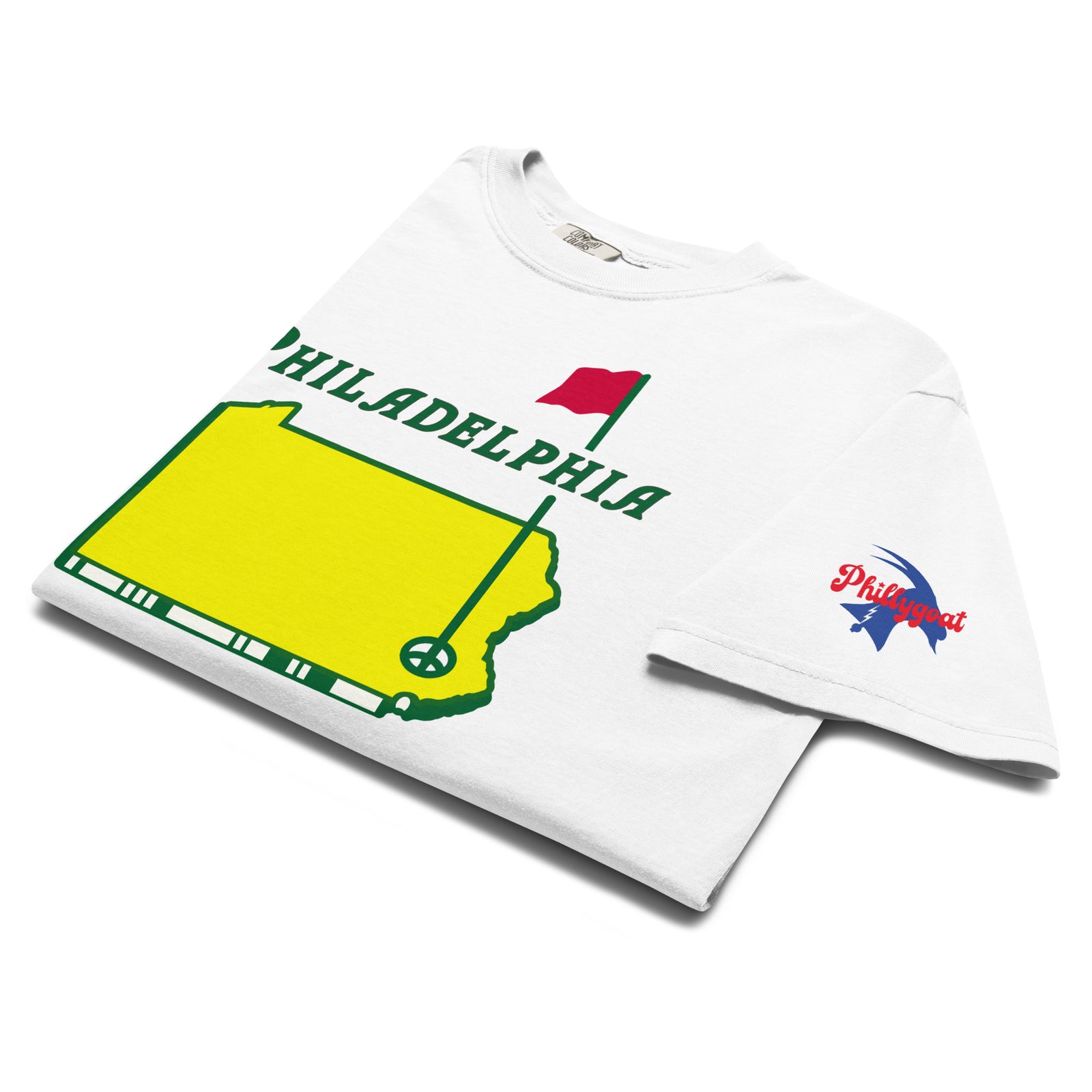 "Philadelphia Masters ⛳" Comfort Colors Tee by Phillygoat – Philadelphia sports apparel