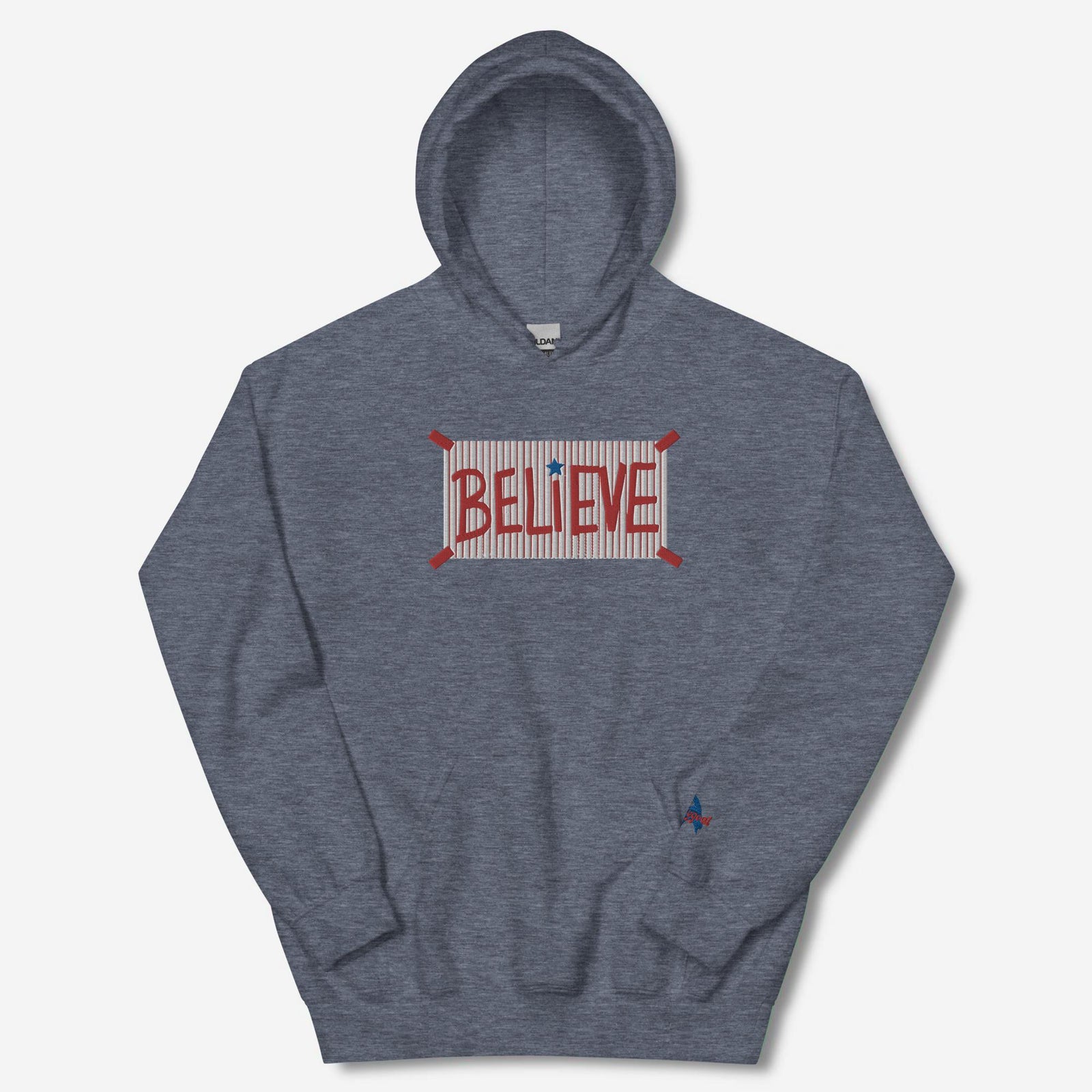 "BELIEVE" Embroidered Hoodie