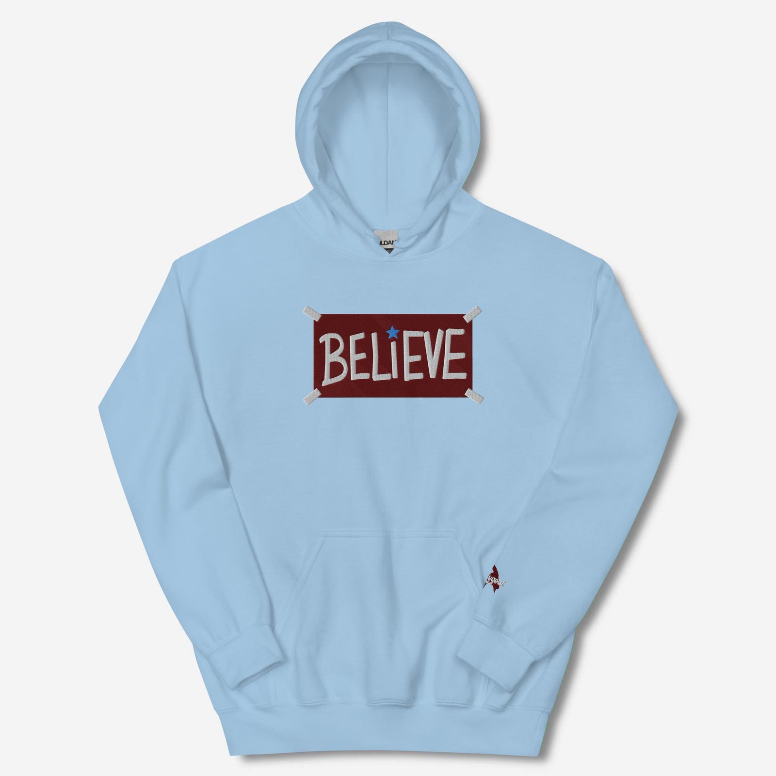 "BELIEVE" Embroidered Hoodie
