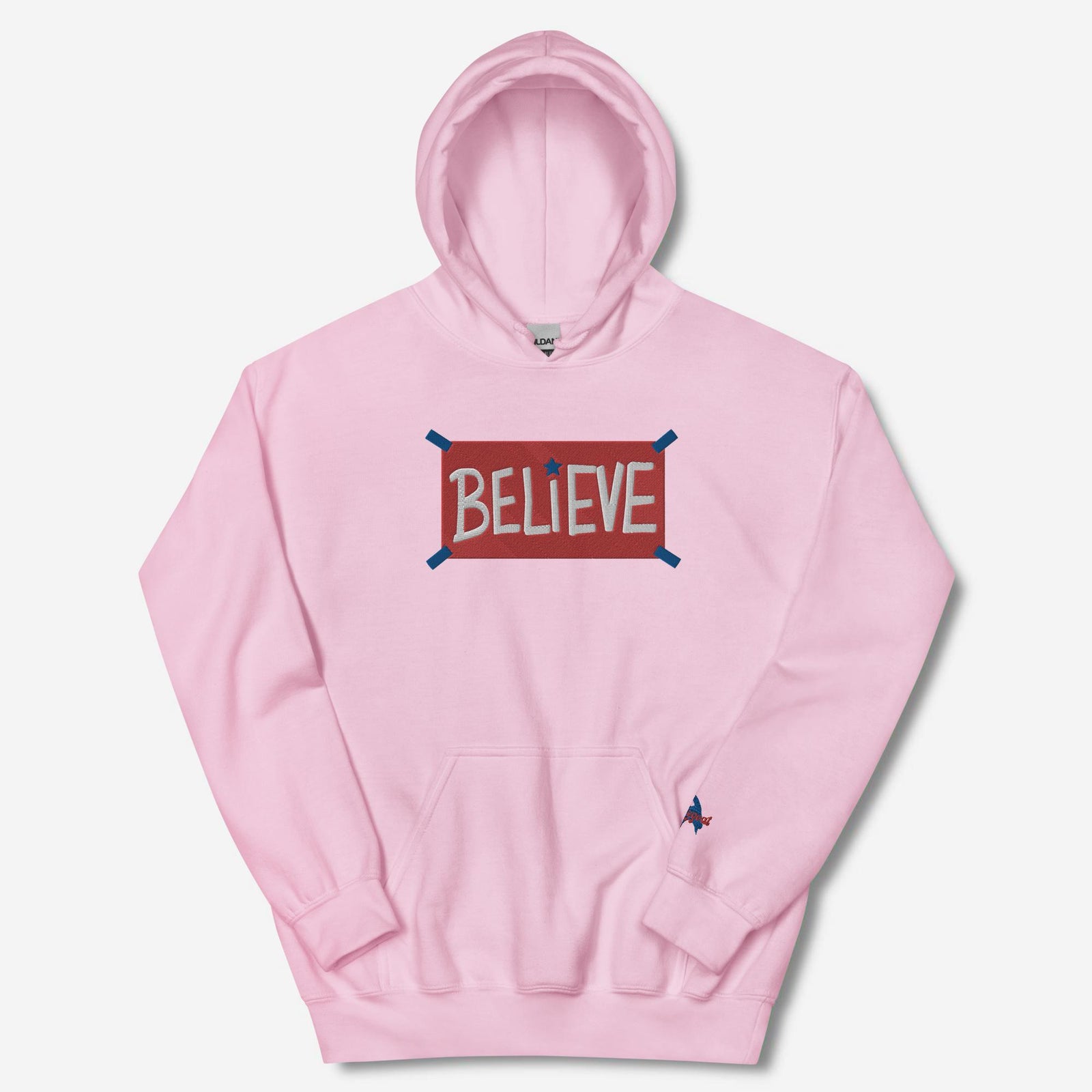 "BELIEVE" Embroidered Hoodie
