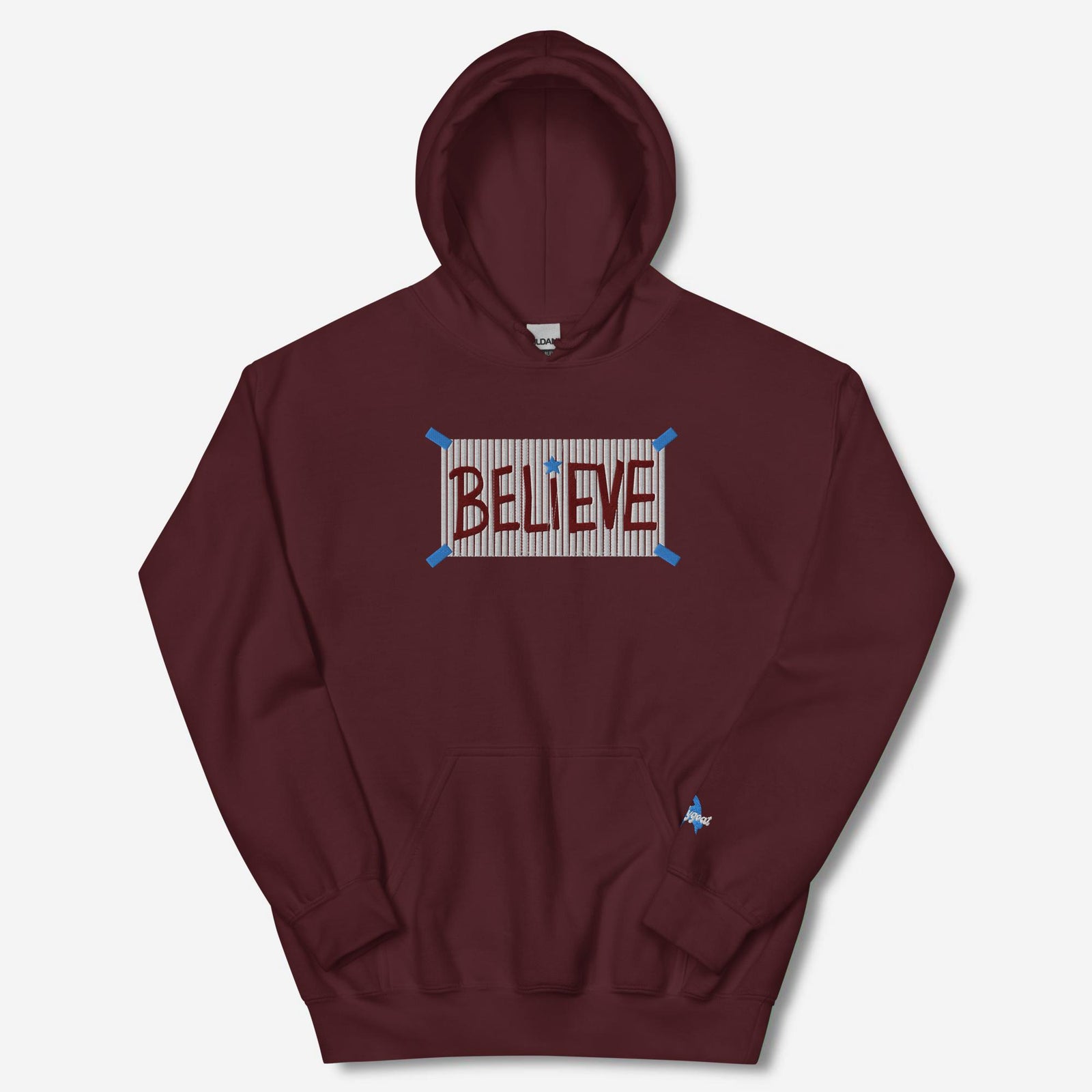 "BELIEVE" Embroidered Hoodie