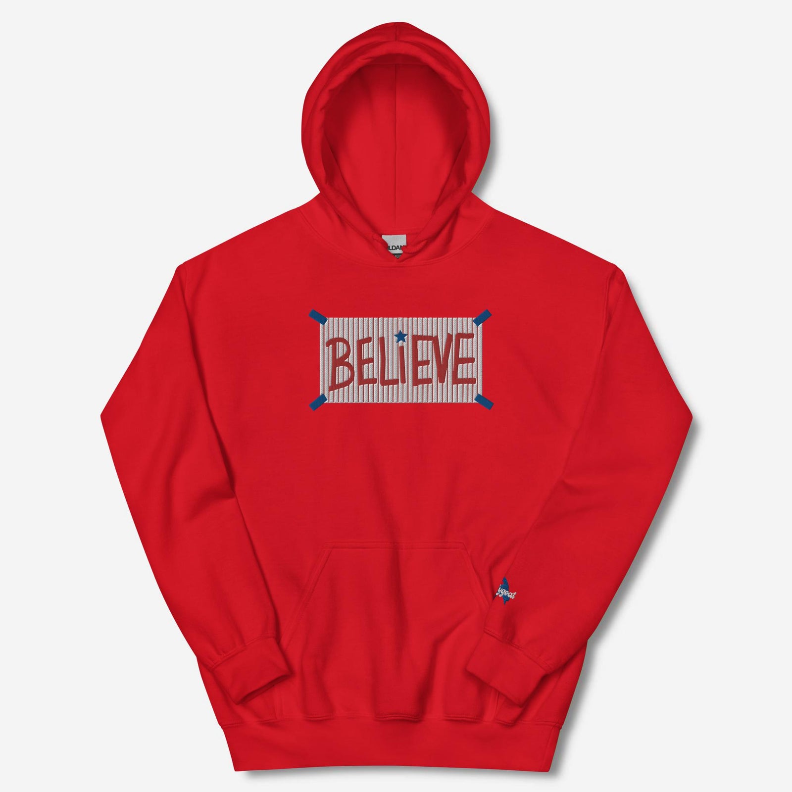 "BELIEVE" Embroidered Hoodie