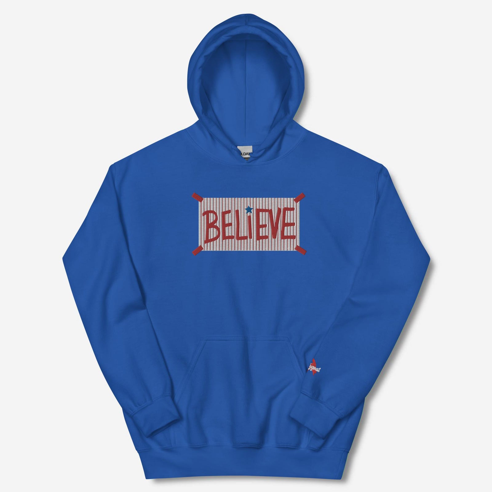 "BELIEVE" Embroidered Hoodie