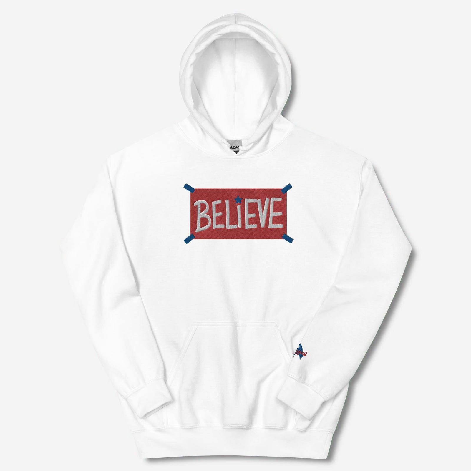 "BELIEVE" Embroidered Hoodie