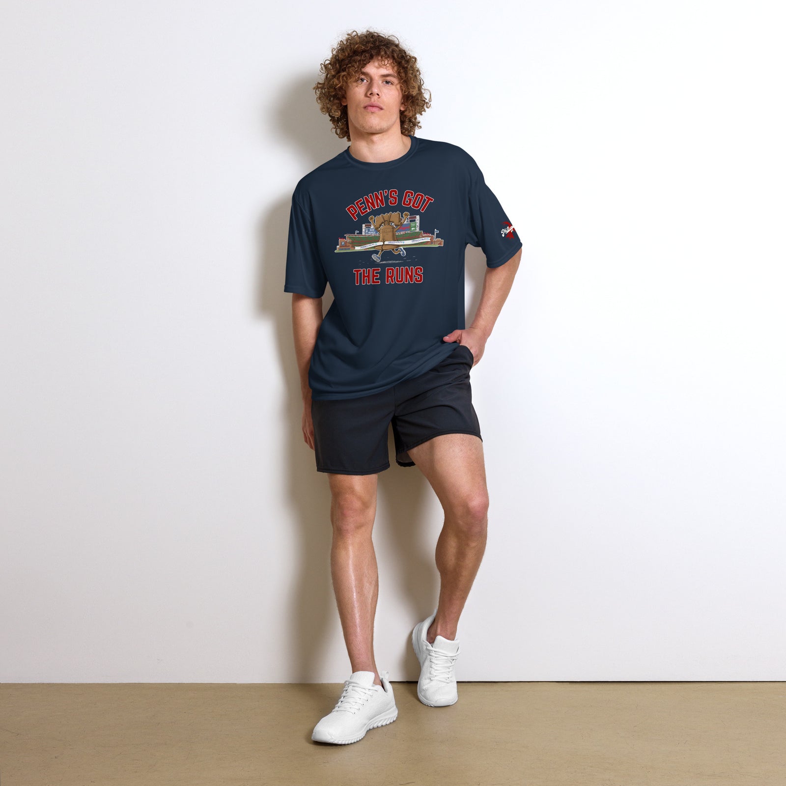 "Penn's Got the Runs" Unisex Performance Tee by Phillygoat – Philadelphia sports apparel
