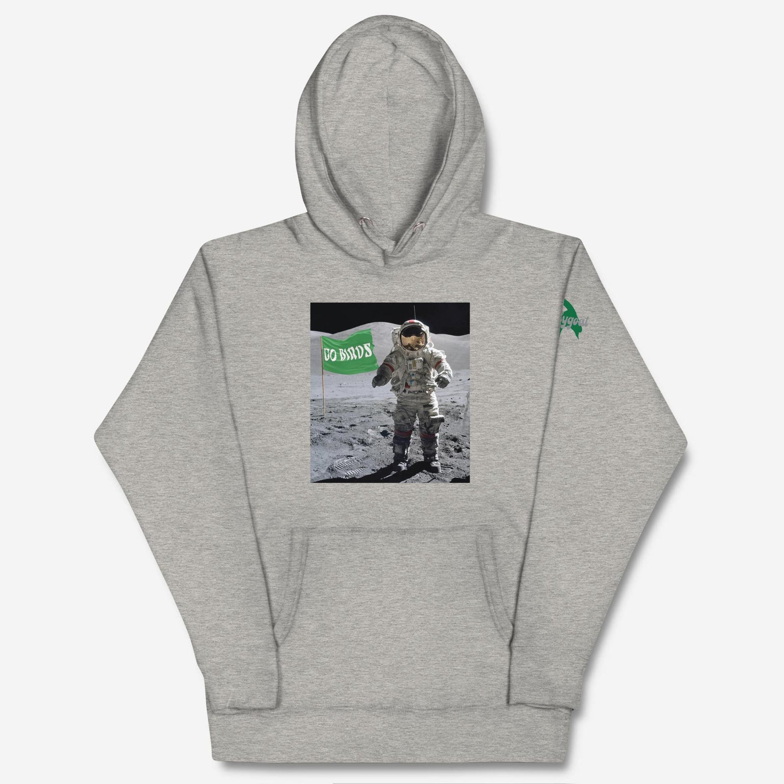 "Moon Man Birds Fan" Hoodie