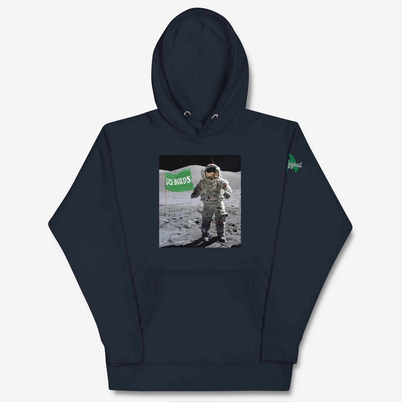 "Moon Man Birds Fan" Hoodie