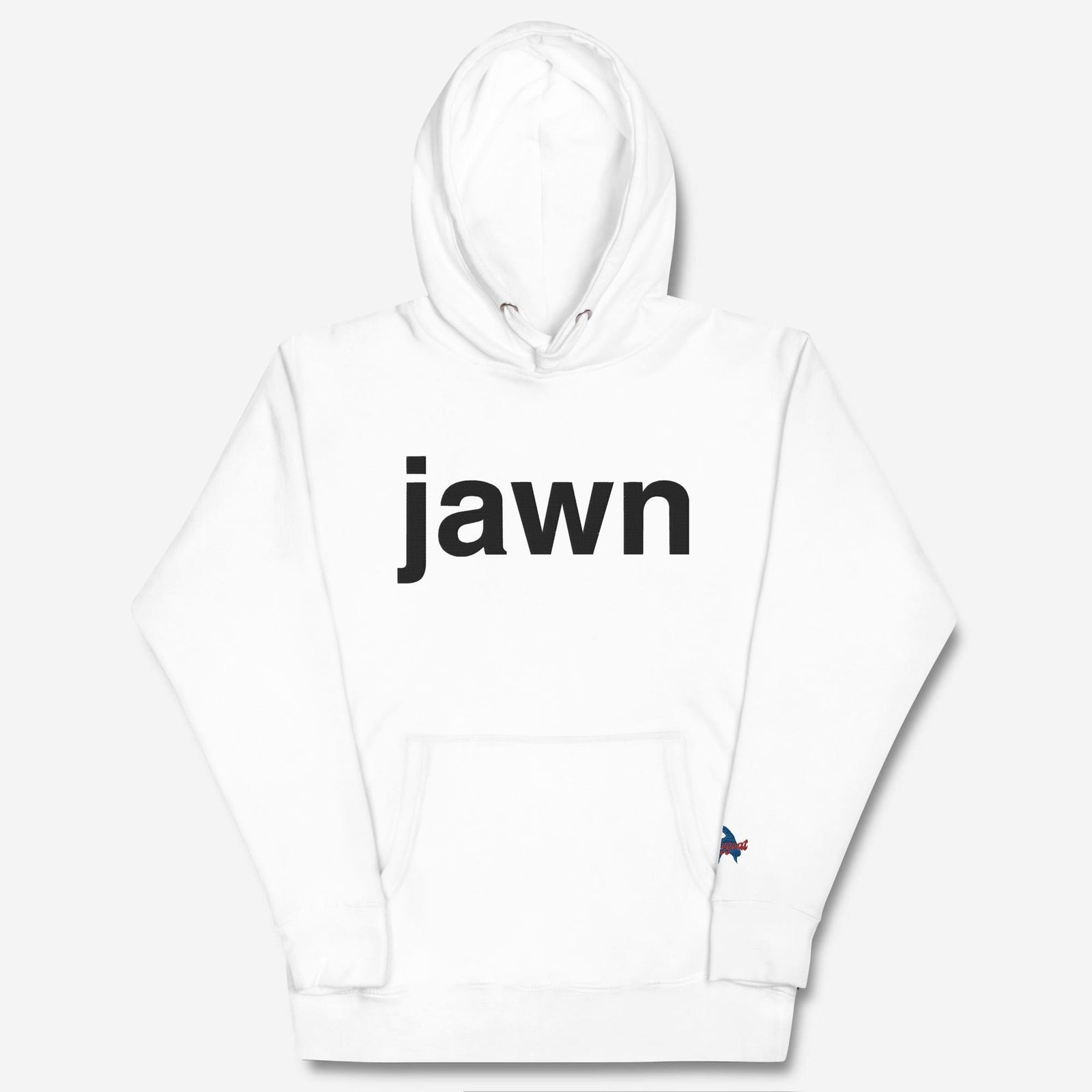 "Helvetica Jawn" Embroidered Hoodie