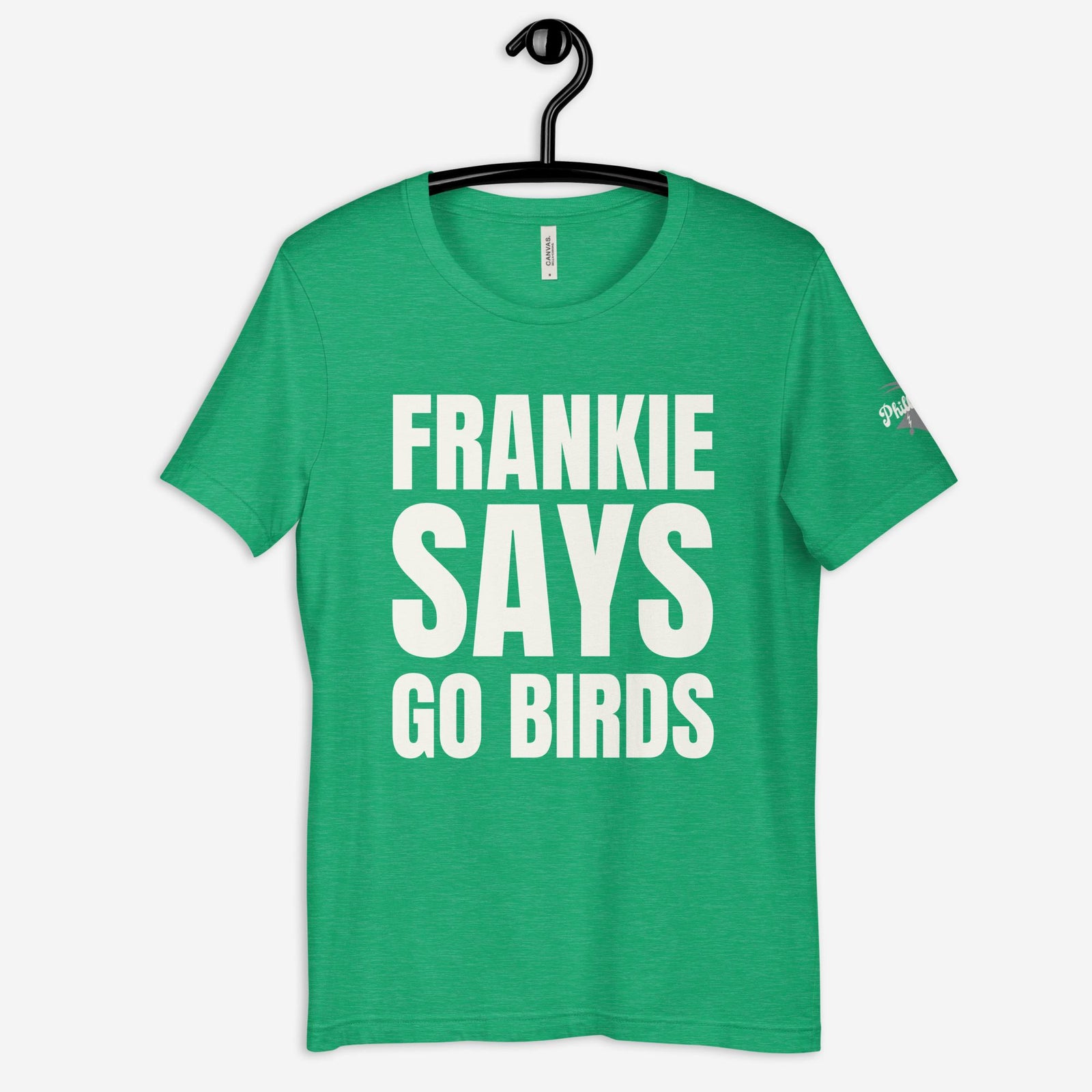 "Frankie Says Go Birds" Tee by Phillygoat – Philadelphia sports apparel