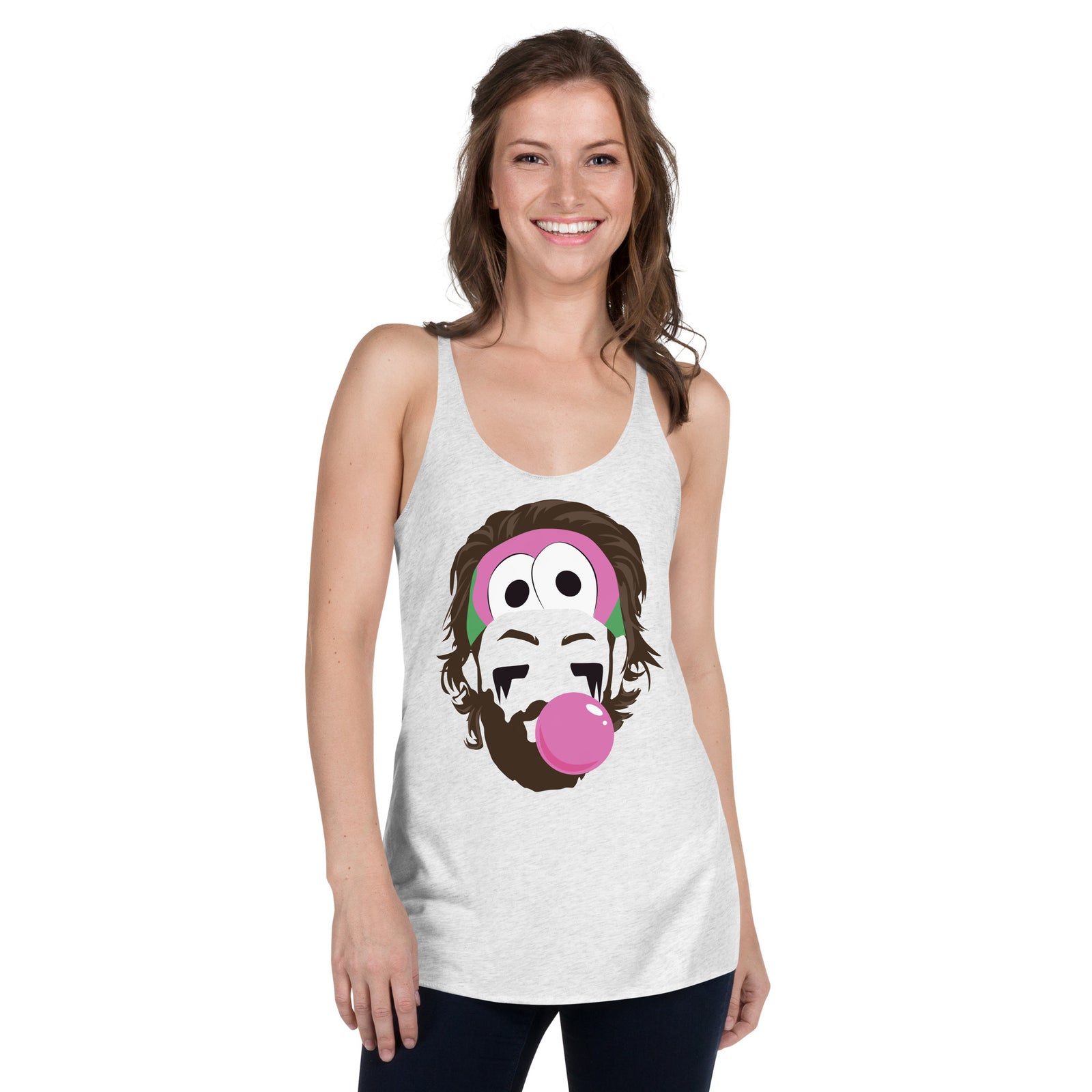 "Hair Flow & Bubble Blow" Women's Tank Top